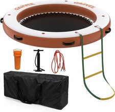 Inflatable Water Hammock Floating Dock Mesh 8 ft Sunchill Float Ring River Float