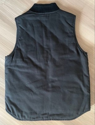 FUCT LINED UTILITY VEST Black Quilted Duck Work Vest S Good