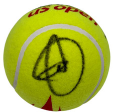 Novak Djokovic Signed US Open Official Mini Jumbo Tennis Ball Beckett  Auto LOA