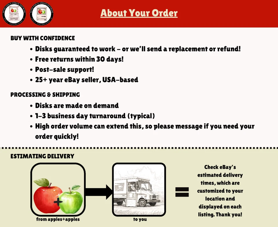 Early Mac Games on 3.5" Floppy Disks: Public Domain Retro/Vintage Software 🍎➕🍏 - Image 3 of 4