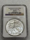 2012 W Burnished Silver Eagle NGC MS 70 ~ Brown Label ~ NO SPOTS ~ PRISTINE