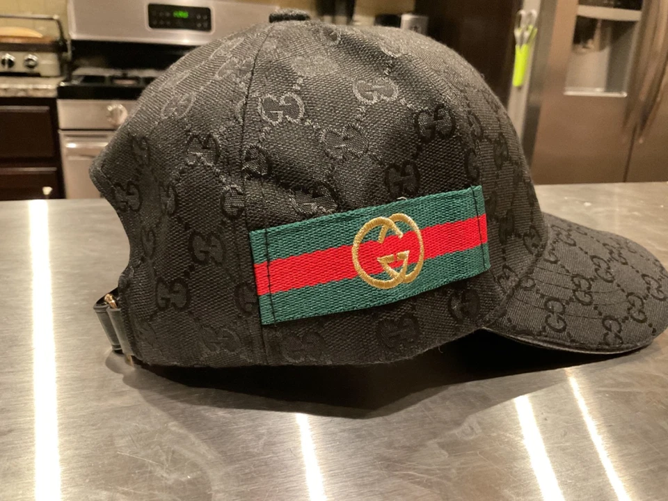New Black X OG Canvas monogram US SELLER TOP QUALITY gucci baseball hat - Image 2 of 4