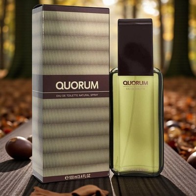 Quorum by Antonio Puig Eau de Toilette 3.4 oz Natural Spray for Men New SPAIN