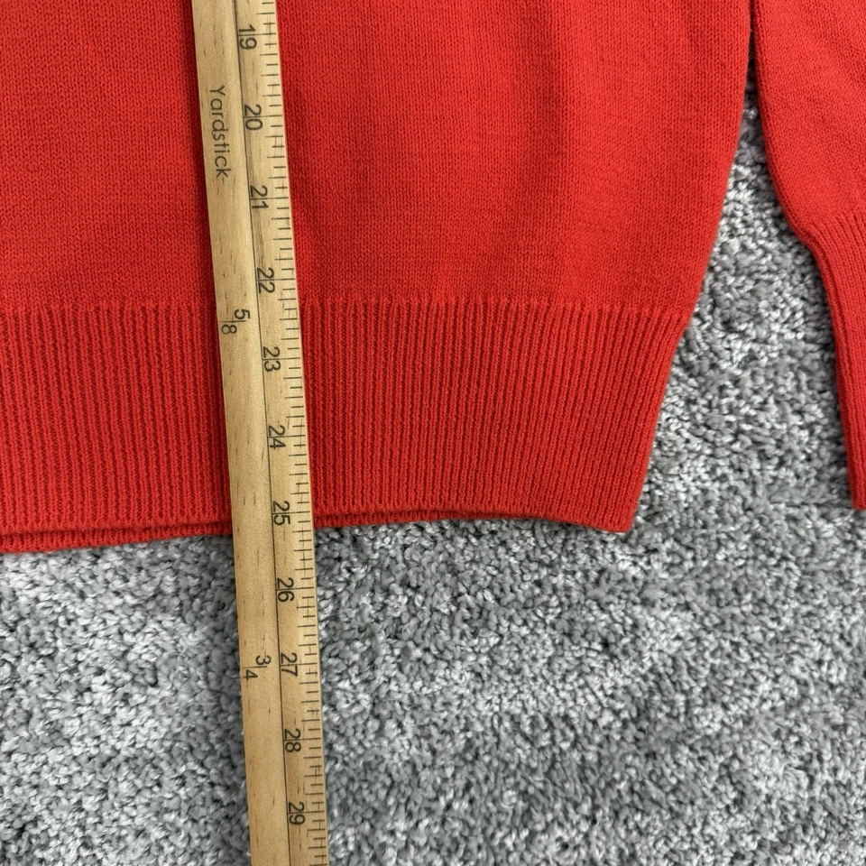 复古 Fred Perry 毛衣 男式 M 红色 Tenniscore Preppy Old Money — 第 4/4 张图片