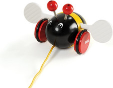 World - 30165 Pull along Bumblebee  the Perfect Playmate for Your Toddler