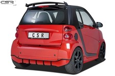 Heck Ansatz Einsatz Spoiler Tuning Diffusor für Smart fortwo 451 HA204