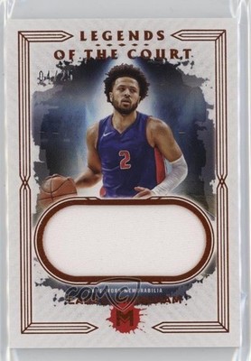 2023 Motif Legends of the Court Relics Cadmium Orange 4/25 Cade Cunningham 1ny5