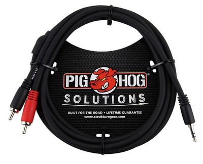 1 PCS PBS3R06 3.5mm To Dual RCA Male Stereo Breakout Audio Cable Fits 6 Ft