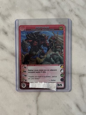 Chaotic TCG Rothar Forceful Negotiator - Rare (65/105/55/50/65)