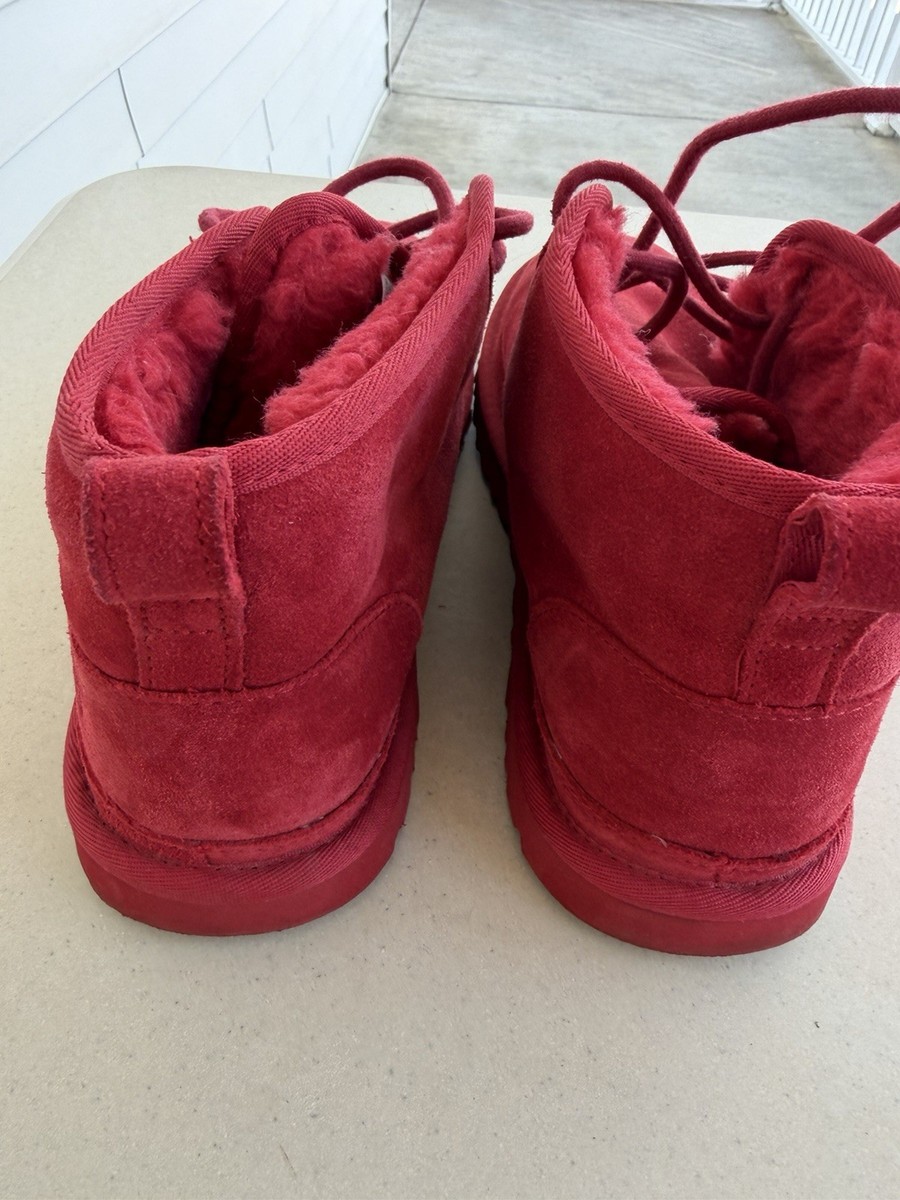 UGG Neumel Classic Boots Samba Red Men’s Size 10 View 6