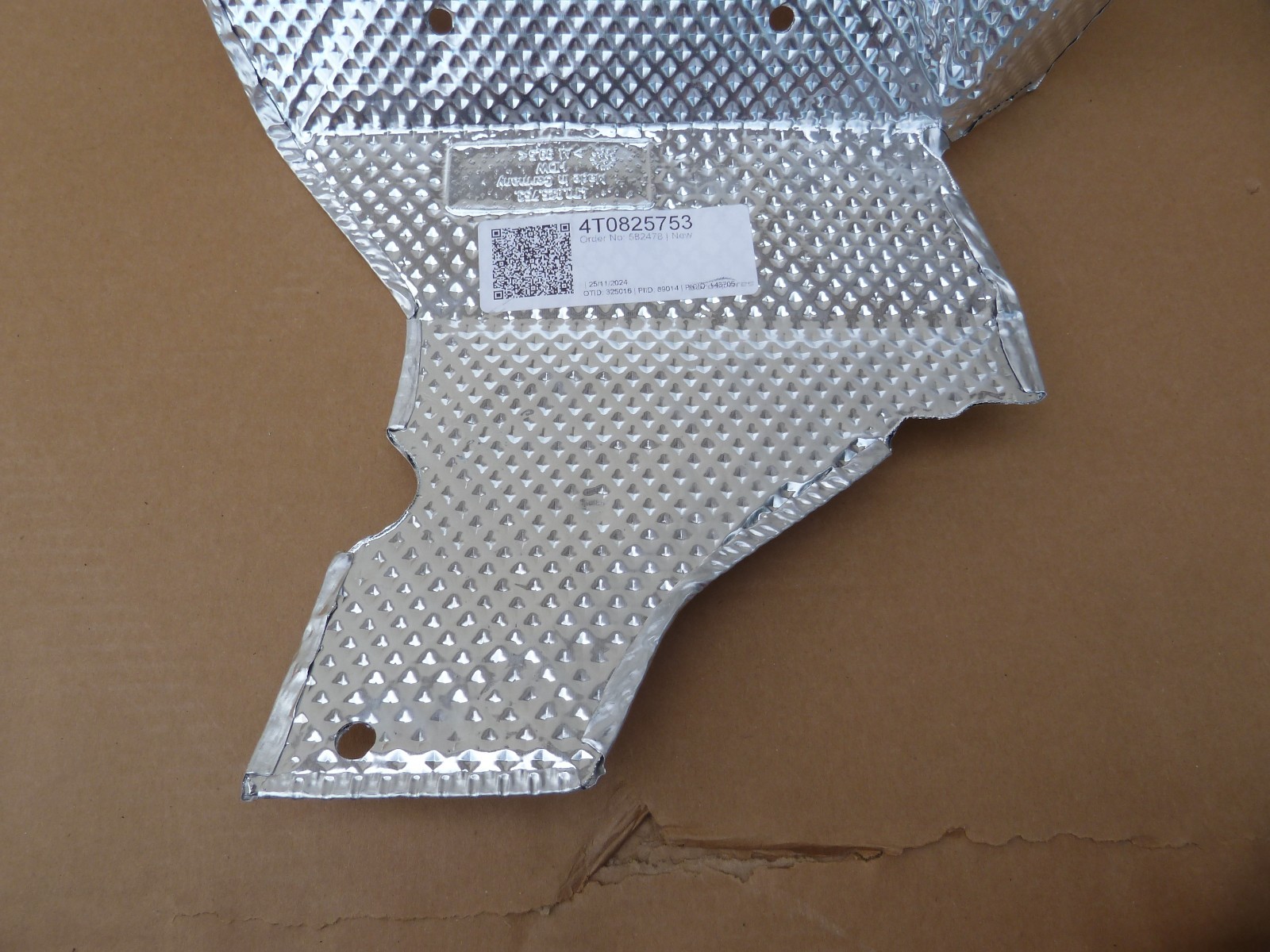 LAMBORGHINI HURACAN EVO STERRATO STO REAR Drivers LEFT SIDE EXHAUST HEAT SHIELD 