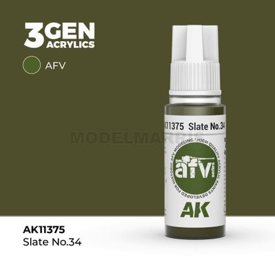 AK AK11375 Modellbaufarbe Slate No.34