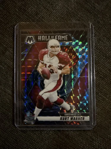 KURT WARNER 2025 Panini Mosaic Football GENESIS PRIZM HOF Card #300 Cardinals