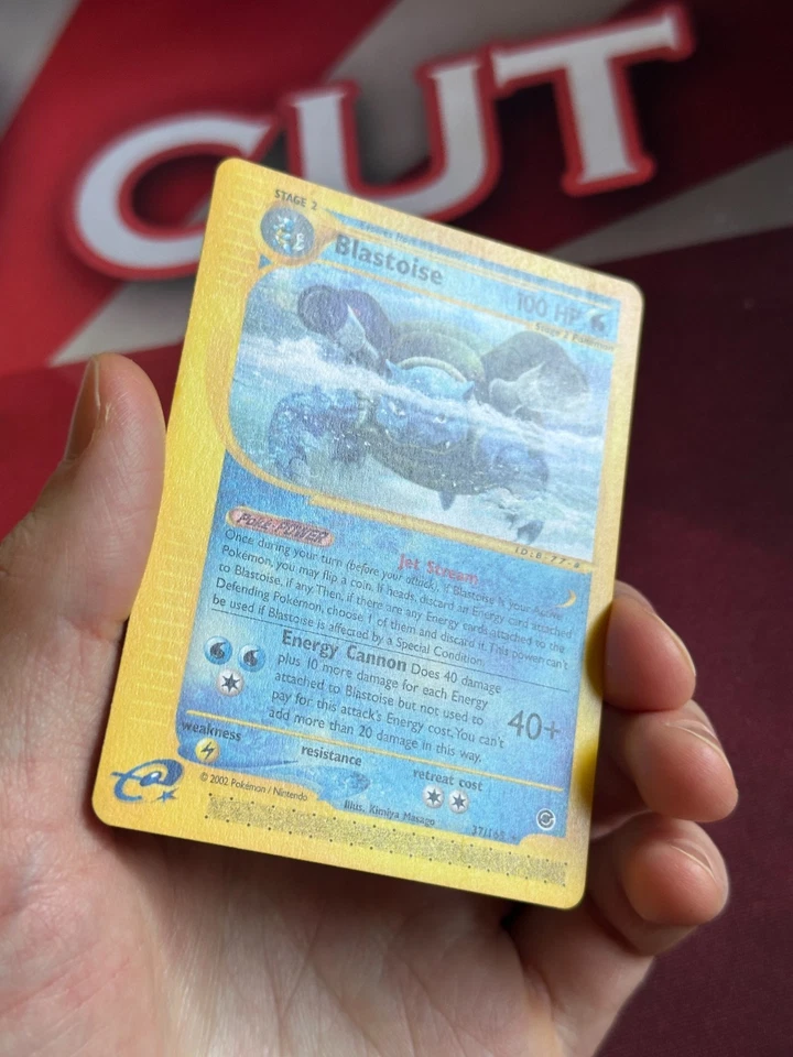 BLASTOISE 37/165 Expedition Base Set E-SERIES NON-HOLO rare Pokemon TCG card NM+ - Image 2 of 3