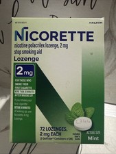 Nicorette Nicotine Lozenge 2mg - Count 72 Lozenges- Exp 01/27