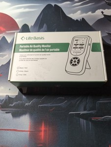 *Life Basis* Portable Air Quality Monitor Black