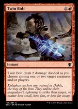 Twin Bolt 164 Common Dragons of Tarkir Magic: The Gathering Near Mint