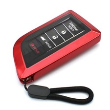 Fit for 5 Buttons Acura Integra MDX RDX TLX Key Fob Cover Case Remote Red
