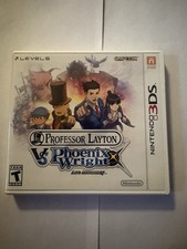 Professor Layton vs Phoenix Wright Ace Attorney Nintendo 3DS Complete In Box CIB