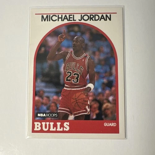 1989-90 NBA Hoops Michael Jordan #200 Chicago Bulls Basketball Card