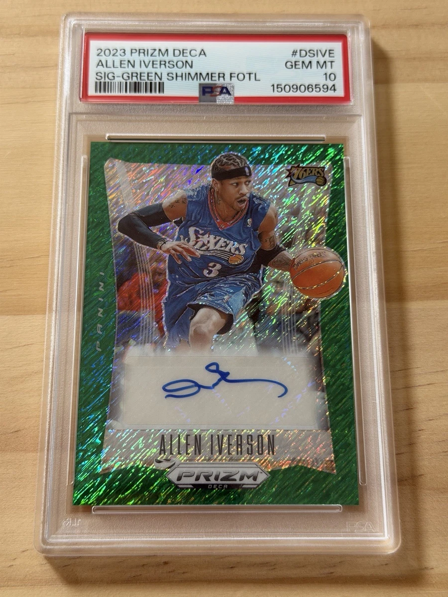 Allen Iverson 10 Graded Basketball Sports Trading Cards