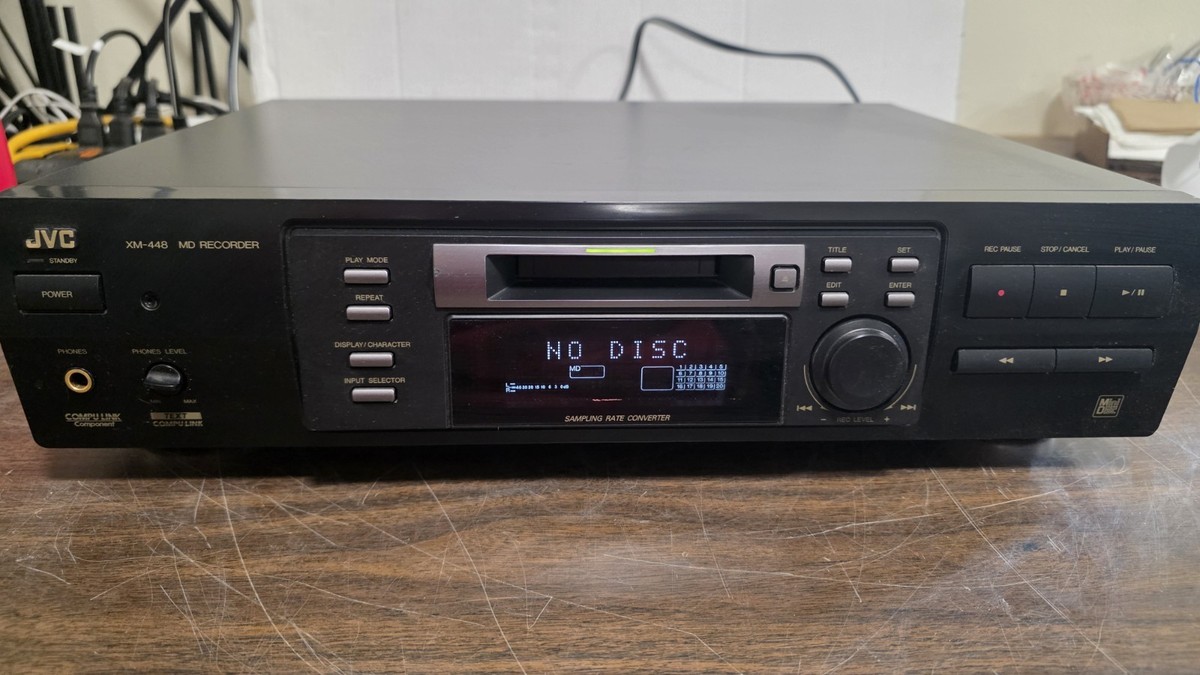 JVC XM-448BK MiniDisc Recorder/Player | eBay