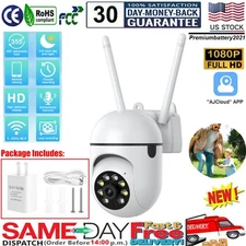 Wireless 2.4G WiFi Security Camera System Smart Night Vision Cam 1080P /SD Card