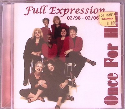 FULL EXPRESSION  ONCE FOR HIM  SONSONGS RECORDING STILL SEALED!! CD 8514