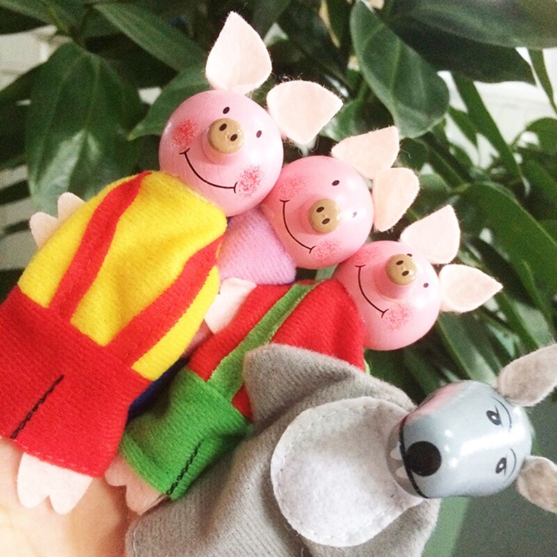 Christmas Performances Mini Finger Puppets Doll Lovely Hand Decor