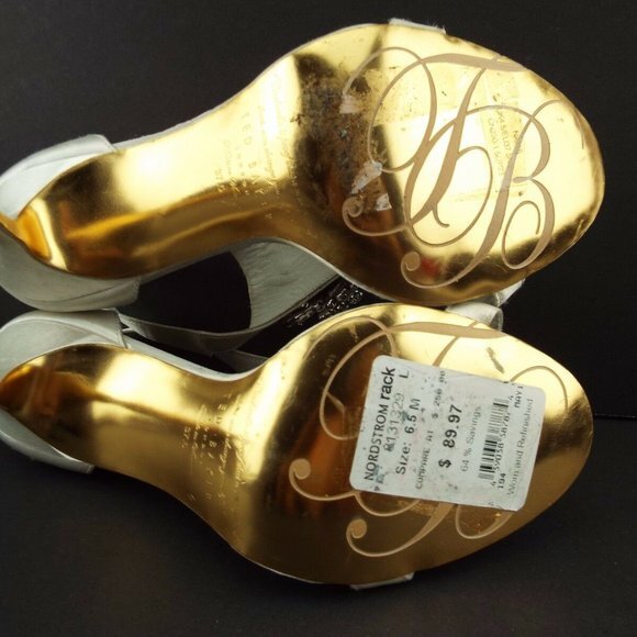 Ted Baker London 'Naiss' Crystal Embellished T-Strap Sandal,