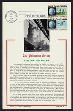 #1411 & 1413 6c Save Our Cities & Air, Hammond Maxi Card **ANY 5=FREE SHIPPING**