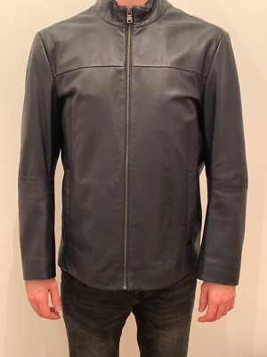 Hugo Boss Regular-Fit Jacke aus Nappaleder Größe M
