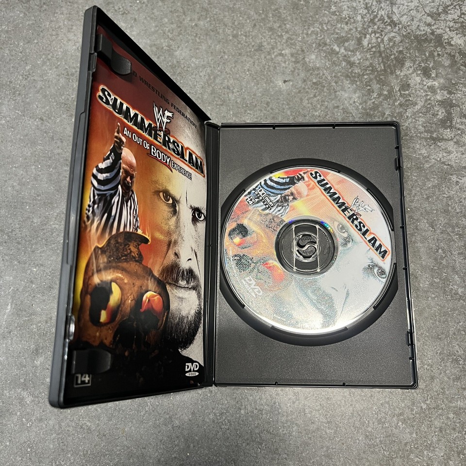 Vintage WWF 1999 Summerslam DVD PPV Complete WWE 90’s Wrestling Stone