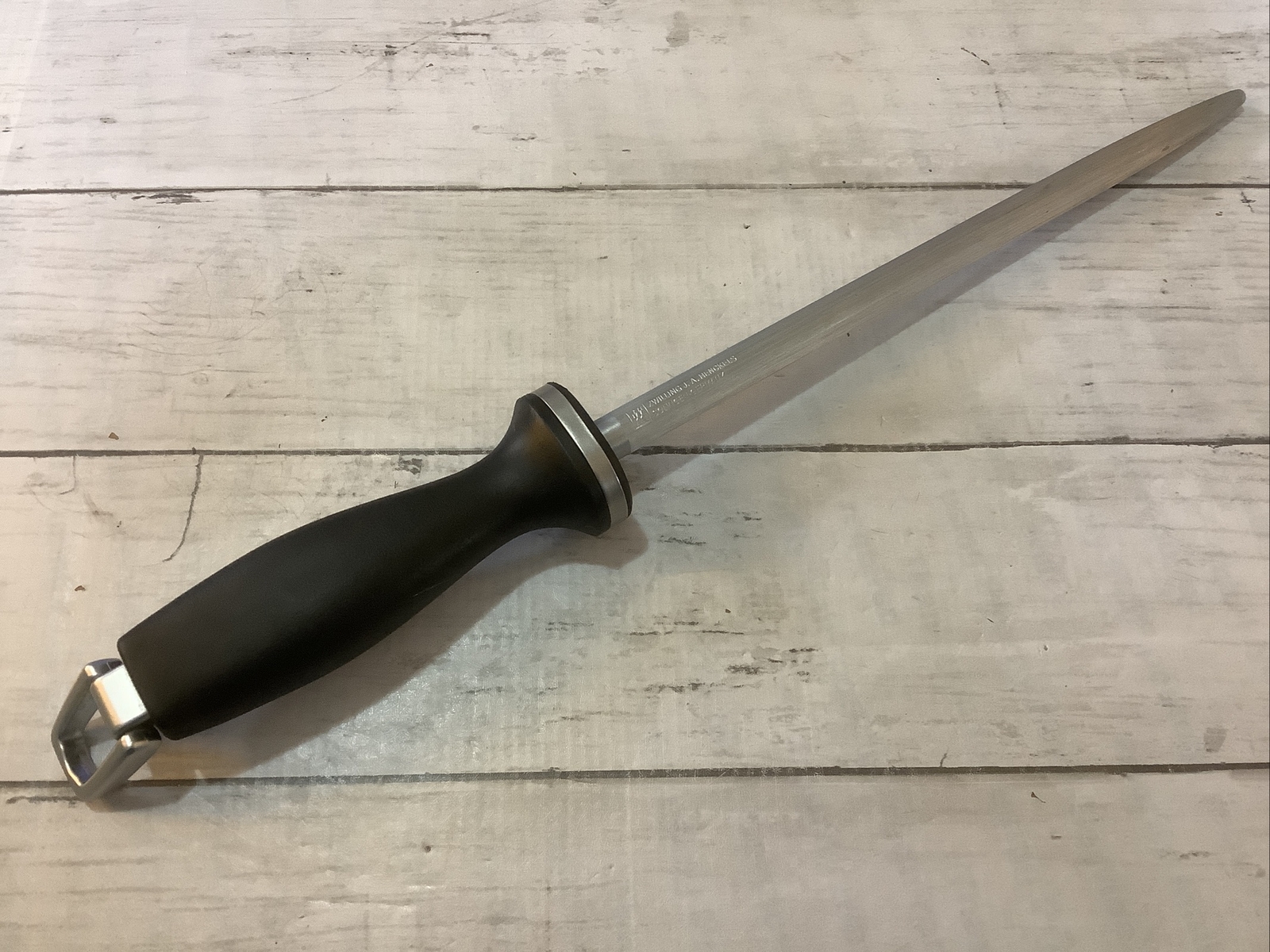 Zwilling J A Henckels 10" Honing Sharpening Steel Rod Solingen Germany