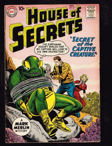 House of Secrets #37 ~ "The Secret of the Captive Creature!" ~ (4.0) 1960 WH - Photo 1 sur 1