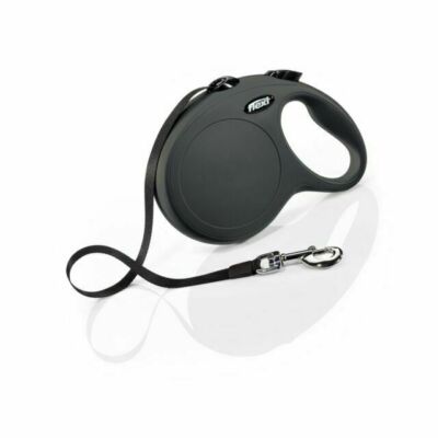 Flexi CL30T8.250.S Retractable Dog Leash Tape 26 Feet - Black Size Large
