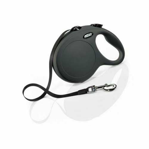 Flexi CL30T8.250.S Retractable Dog Leash Tape 26 Feet – Black Size Large