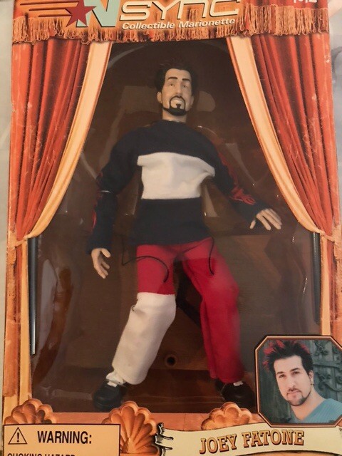 LIVING TOYZ NSYNC COLLECTIBLES MARIONETTE JOEY FATONE