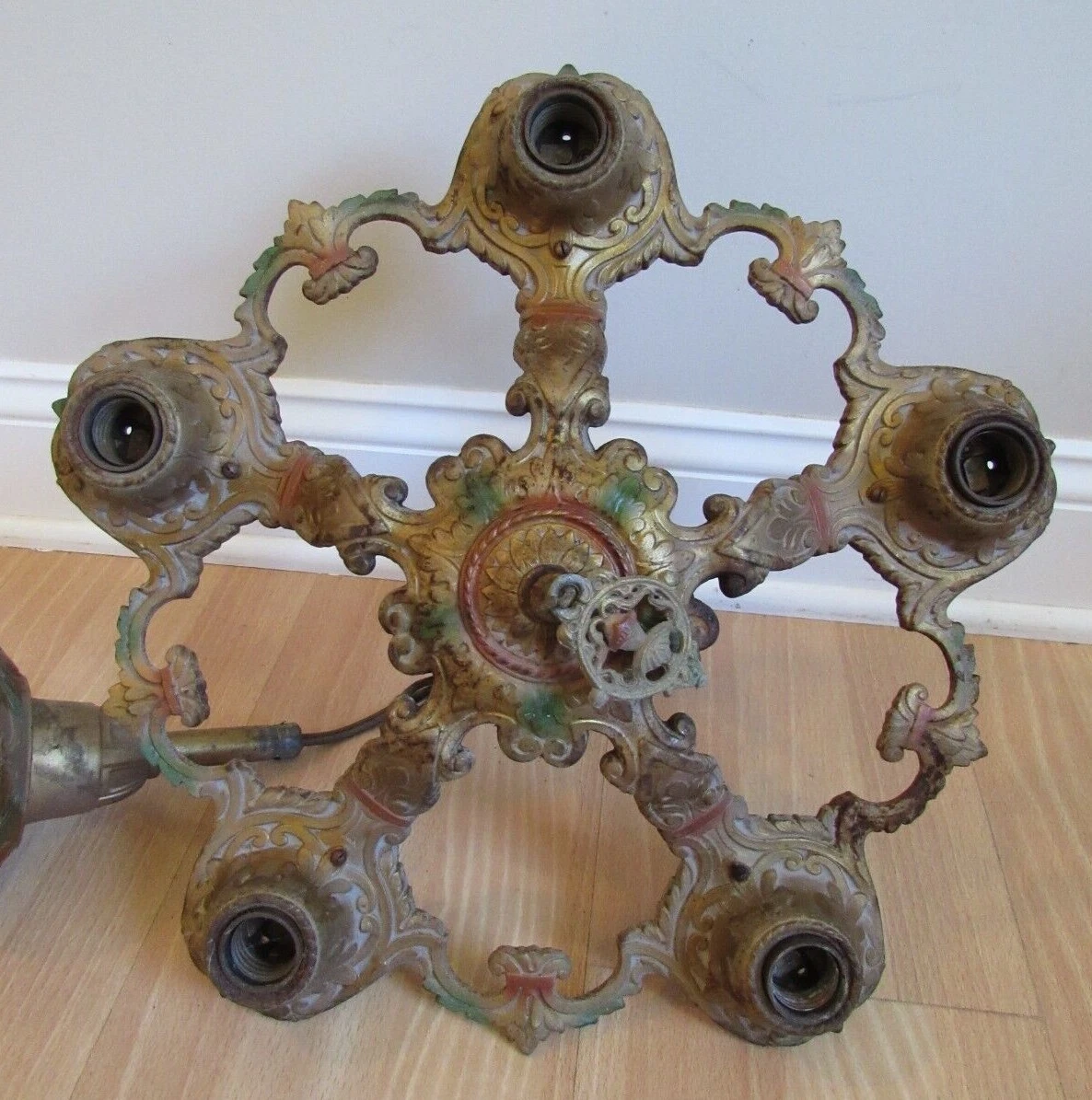 Vintage cast iron light fixtures deals
