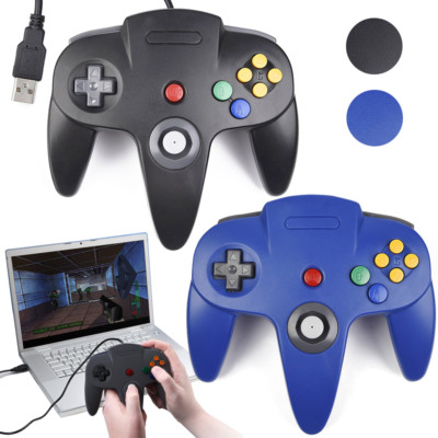 Retrolink Wired USB Classic N64 Controller Gamepad for PC MAC Computer-US  Ship