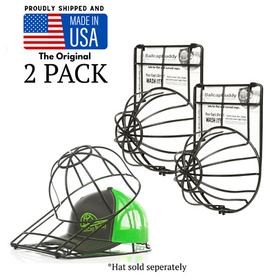 Ballcap Buddy Cap Washer Hat Washer Ball Cap Cleaner 2-pack black - Made in USA