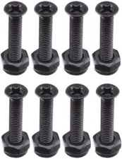 Longboard Skateboards Cruiser Hardware Screws Black for 1 1.25 1.5inch, black
