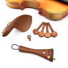 1 set High quality 4/4 violin fiddler jujube wood accessories parts fittings