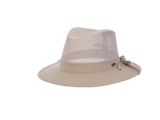 Big Brim Mesh Safari Hat Khaki 