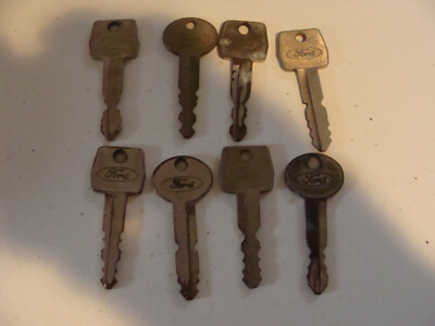 Lot of 8 Vintage Car Keys for Ford | eBay