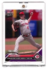 2023 MLB Topps Now Andrew Abbott Call-Up PURPLE PARALLEL /25 SSP Reds #422 🔥