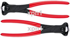 2 x Knipex 68 01 200 End Cutters Steel Fixers Cutting Nippers Nips 75359 80313