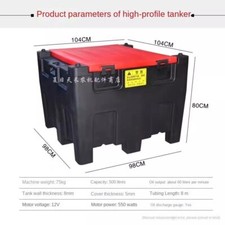 Stazione Carburante Mobile Pompa Diesel Serbatoio di Stoccaggio in Plastica Induzione Elettrica