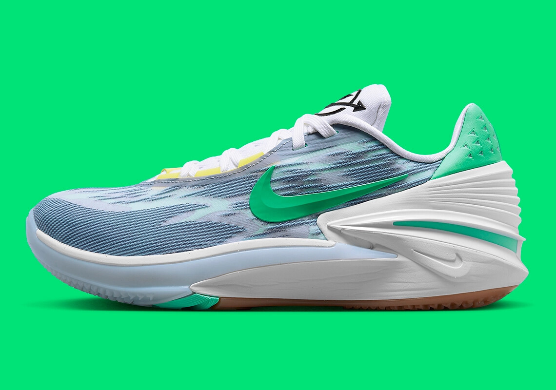 Nike Air Zoom G.T. Cut 2 Green Blue Basketball Sneakers Nike Air Zoom G.T. Cut 2 Green Blue Basketball Sneakers