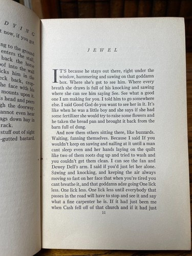 As I Lay Dying, William Faulkner; First Edition Hardcover, J Cape 1930 - Picture 4 of 11